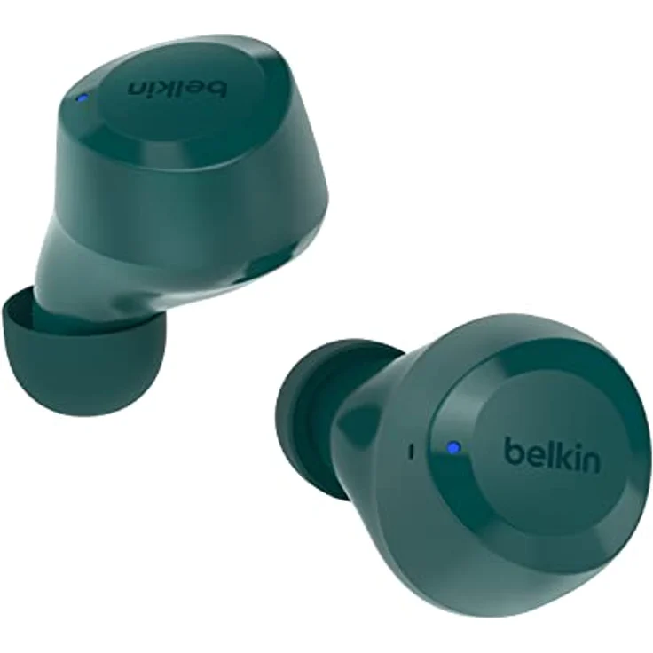 Belkin SoundForm Bolt True Wireless In-Ear-Kopfhörer, kabelloser Kopfhörer mit Mikrofon, Akkulaufzeit bis zu 28 Std., Monomodus, Schweiß- und Spritzwasserschutz der Schutzart IPX4, für iPhone, Galaxy – Bild 1