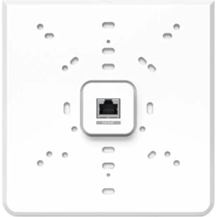 Ubiquiti UniFi U6-Enterprise-IW, Access-Point Wi-Fi 6E, 2.4 GHz, 5 GHz, 6 GHz, 4 Ethernet-Anschlüsse, Unterputzmontage, Weiß – Bild 3