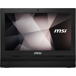 MSI PRO 16T 10M-228XDE 15.6" 5205U/4GB/250GB Schwarz ohne OS, All-in-One-PC mit Intel Celeron Prozessor und lüfterlosem Design