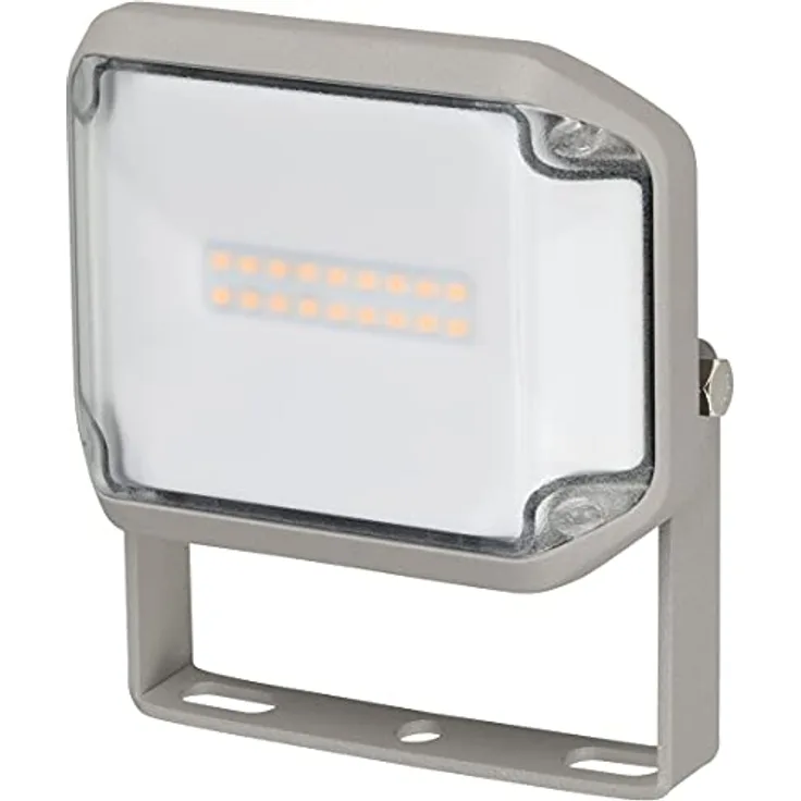 Brennenstuhl LED Strahler AL 1050 (10W, 1010lm, 3000K, IP44, LED Fluter zur Wandmontage mit warmweißem Licht)