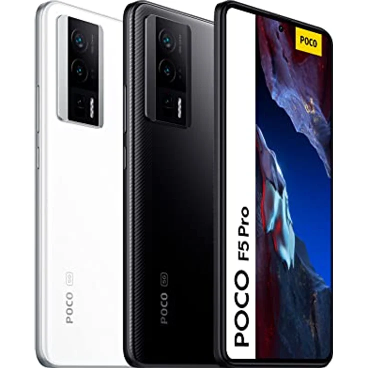Xiaomi POCO F5 ProSmartphone+Kopfhörer, 12+256GB Handy ohne Vertrag, 120Hz 6,67" AMOLED DotDisplay, 64MP OIS Dreifach-Kamera, 5160mAh, 67W TurboCharge, Dual-SIM, Black (DE Version+2 Jahre Garantie) – Bild 4