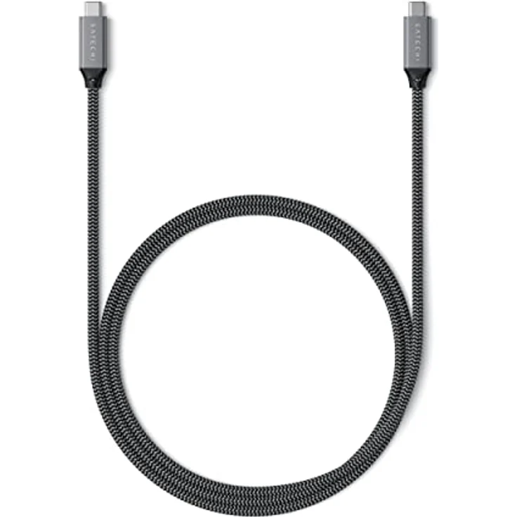 SATECHI USB4 auf USB-C Kabel für USB Typ C Geräte – 30 Zoll/80 cm – Für M2/ M1 MacBook Pro/Air, M2/ M1 iPad Pro/Air, M2 Mac Mini, iMac M1 und mehr – Bild 1