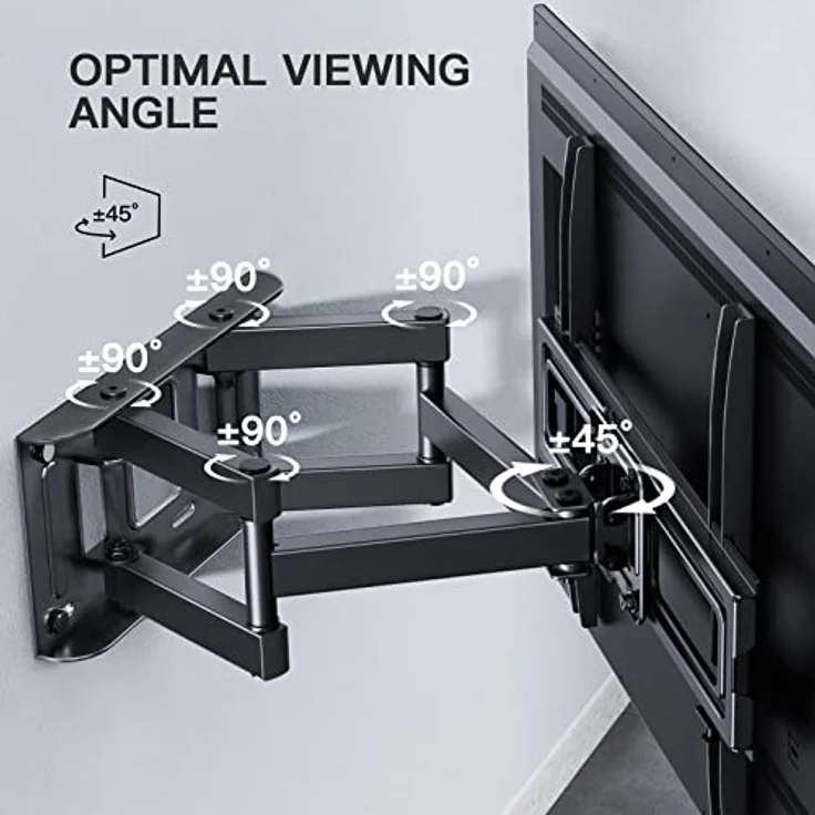 Perlesmith Tv Wandhalterung Schwenkbare Neigbare Tv Halterung Für 32-55 Zoll – Bild 3