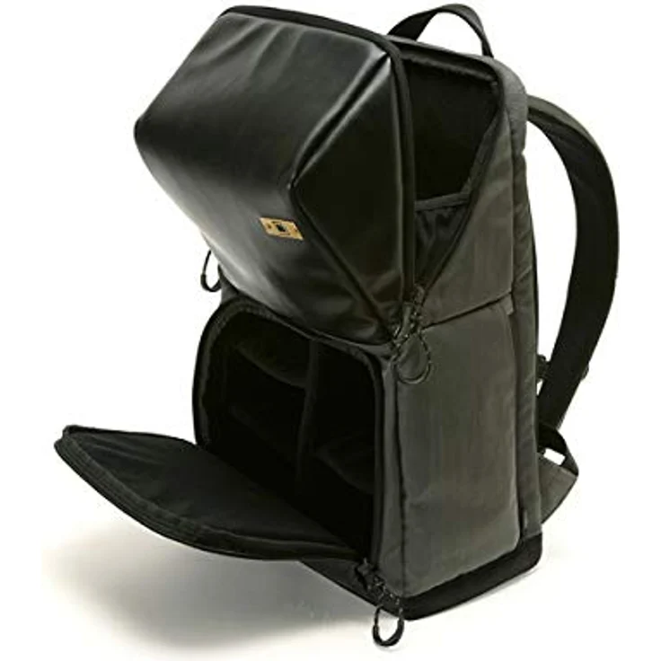 Artisan & Artist ACAM-BS0001 Basalt Backpack, Fotorucksack mit flexiblem Innenraum für SLR-Kamera und 13" Notebook, wasserabweisendes synthetisches Leder – Bild 3