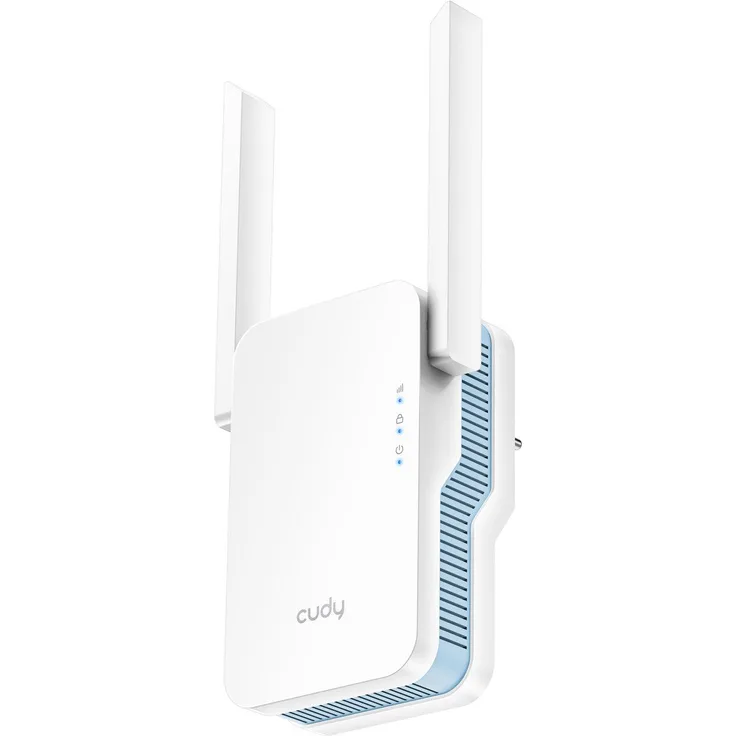 cudy RE1200 AC1200 Wi-Fi Mesh Repeater WLAN-Repeater, 2.4GHz 300Mbps + 5GHz 867Mbps, 1 10/100Mbps Port, Cudy Mesh Support, Schwarz