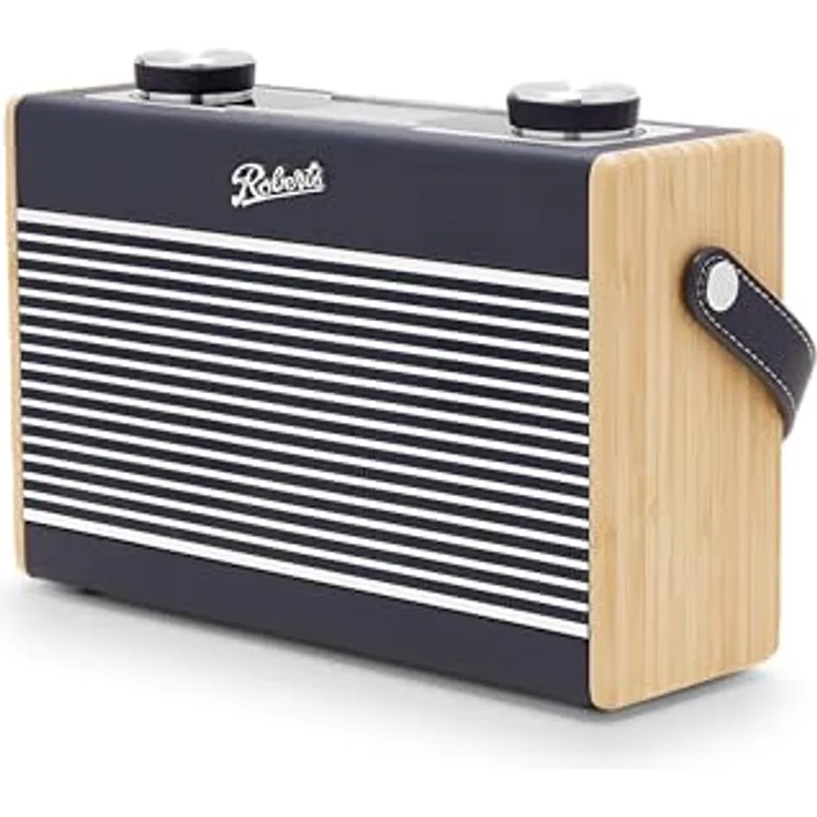 Roberts Radio Rambler Max, tragbares DAB+/FM/Bluetooth/WiFi Radio, Marineblau