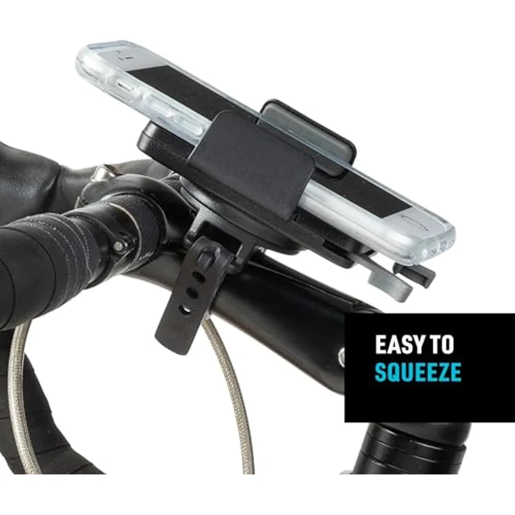 NITE Ize Squeeze Handyhalterung Fahrrad, für Handys bis 93mm Breite, drehbare Basis für Quer- und Hochformat – Bild 4