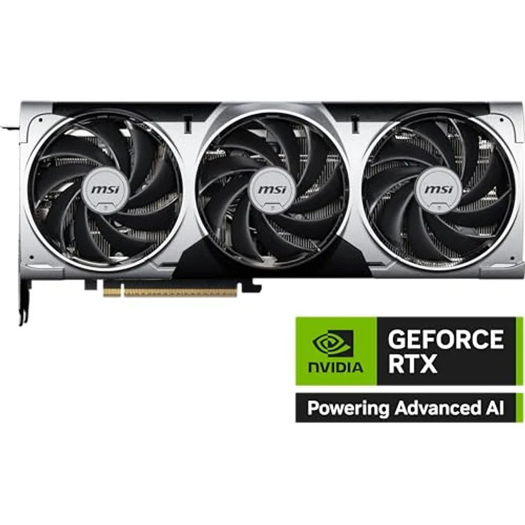 MSI GeForce RTX 5070 Ti 16G Ventus 3X OC Grafikkarte - 16GB GDDR7, Boost: 2482 MHz, HDMI 2.1b, DisplayPort 2.1b – Bild 2