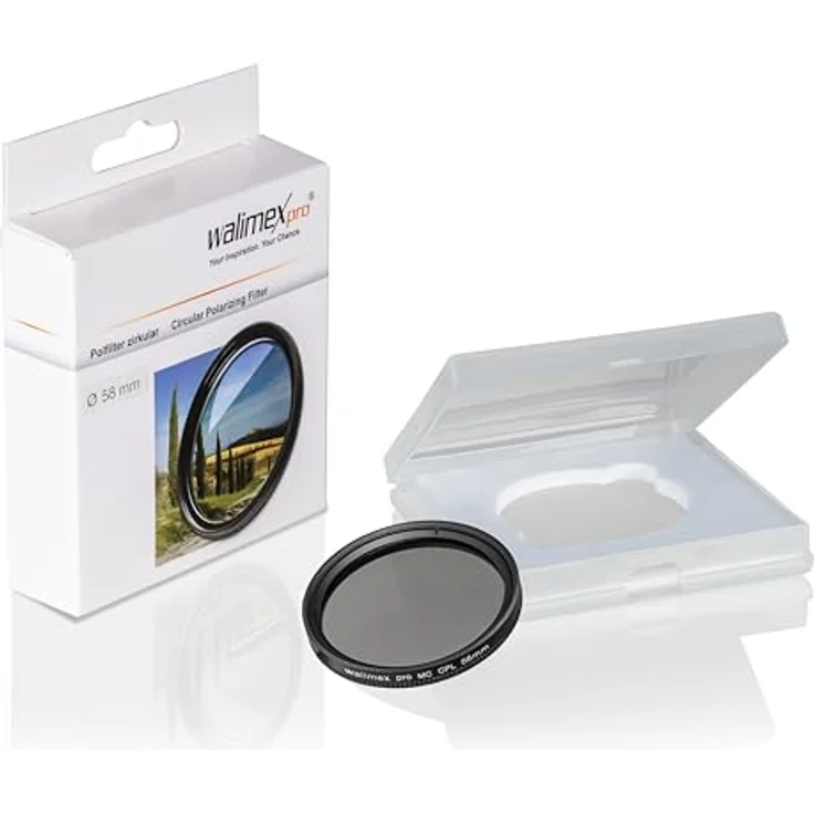 Walimex Pro Polfilter zirkular MC 58 mm (inkl. Schutzhülle) – Bild 3