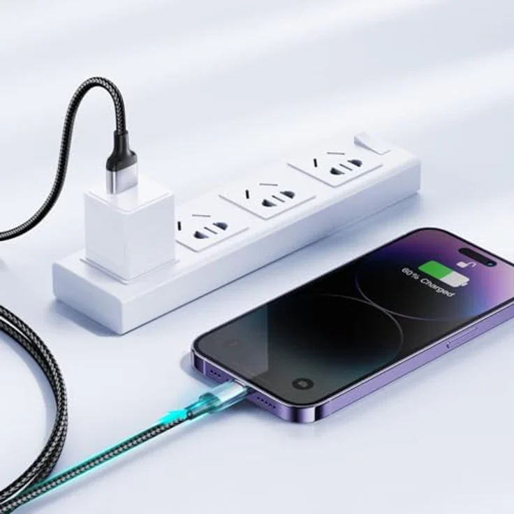 Joyroom S-CL020A10, USB Type-C auf Lightning Kabel, 20W Schnellladung, 1,2 m, Schwarz – Bild 7