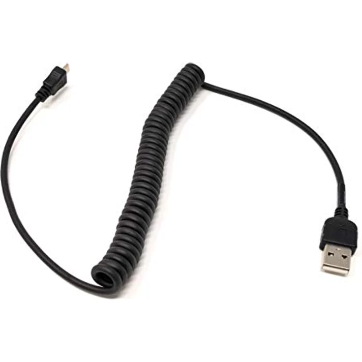 System-S Micro USB Kabel Datenkabel Ladekabel Spiralkabel 30 cm - 135 cm – Bild 4