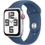 Apple Watch SE (2024) Smartwatch (Watch OS) - Motivierende Fitnessdaten und innovative Features, Apple, (Neue Farben)