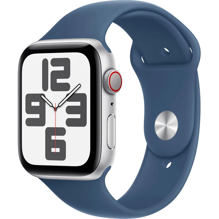 Apple Watch SE (2024) Smartwatch (Watch OS) - Motivierende Fitnessdaten und innovative Features, Apple, (Neue Farben)