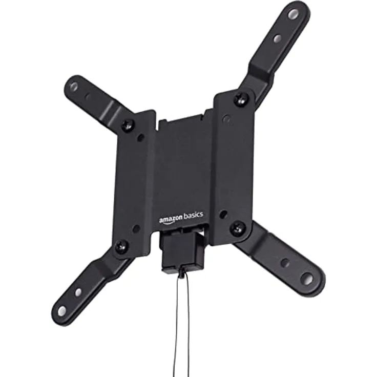 Amazon Basics Fixed Flat TV Wall Mount fits 12-Inch to 40-Inch TVs and VESA 200x200
