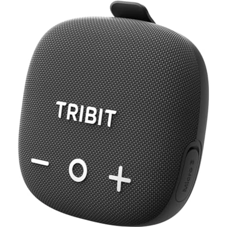 Tribit StormBox Micro 3, Bluetooth Lautsprecher mit 13W XBass Sound, 24 Std. Akkulaufzeit, IP68 wasserdicht, TWS, Fahrradlautsprecher mit Gurt & Magnetfixierung