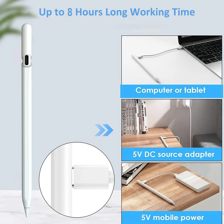 Felixx Stylus Pen für iPad, magnetischer Eingabestift mit Palm Rejection Technology und Neigungs-sensitiv, induktiv & USB-C Ladefunktion