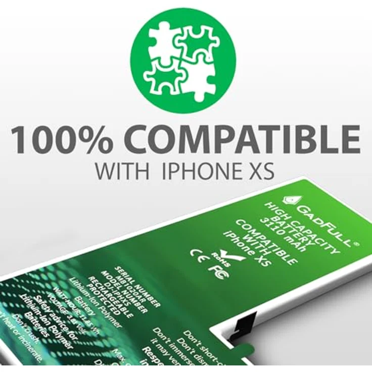 GadFull Akku, geeignet für Apple iPhone 7, inkl. Reparaturset (2020 Baujahr) – Bild 7