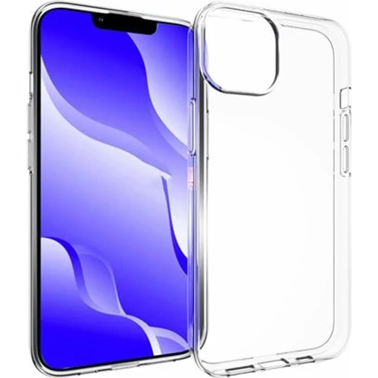 eSTUFF Infinite Vienna, Klare Handyhülle aus TPU für iPhone 14, kompatibel mit MagSafe