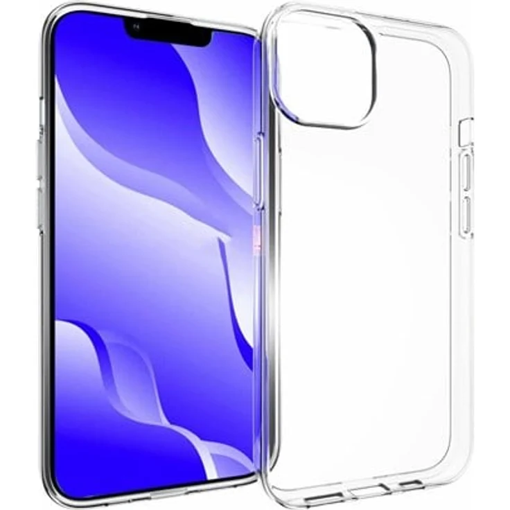 eSTUFF Infinite Vienna, Klare Handyhülle aus TPU für iPhone 14, kompatibel mit MagSafe