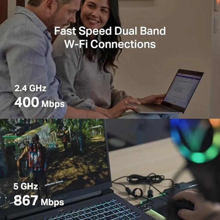 Mercusys MA30N WLAN Stick AC1300, Dualband-USB-Adapter für PC, WPA3, Plug & Play, kompatibel mit Windows 11/10 – Bild 3