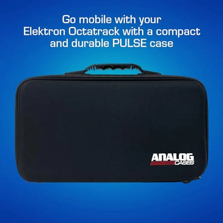 Analog PULSE Case für Elektron Octatrack, robustes DJ Case mit passgenauer Konstruktion und optimalem Geräteschutz, schwarz – Bild 2