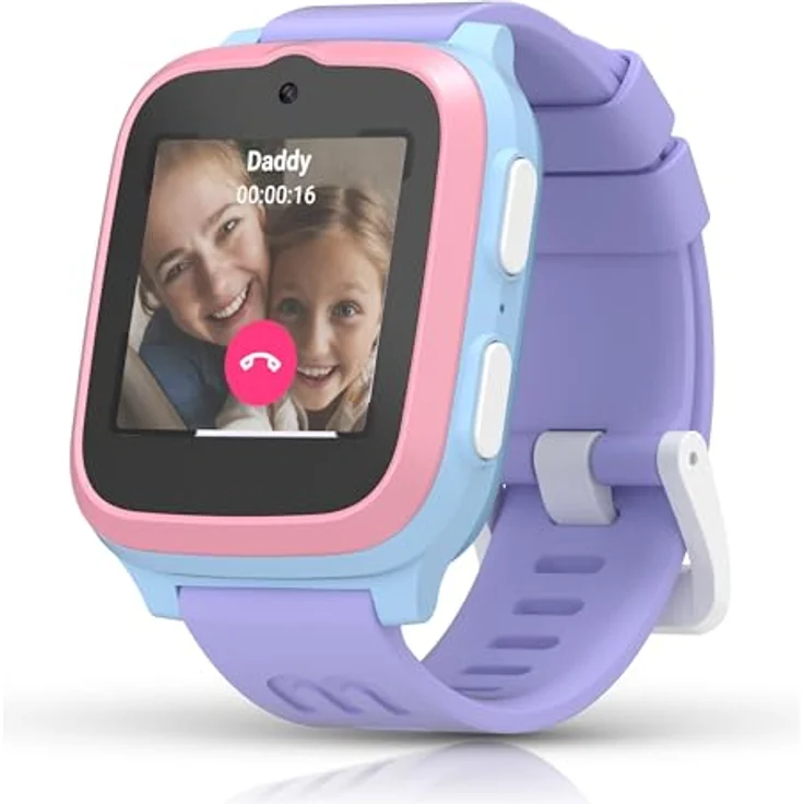 myFirst Fone S3+ Kinder-Smartwatch in Cotton Candy Mix mit GPS, Musikplayer, Kamera, Anruffunktion und Schulmodus – Bild 1