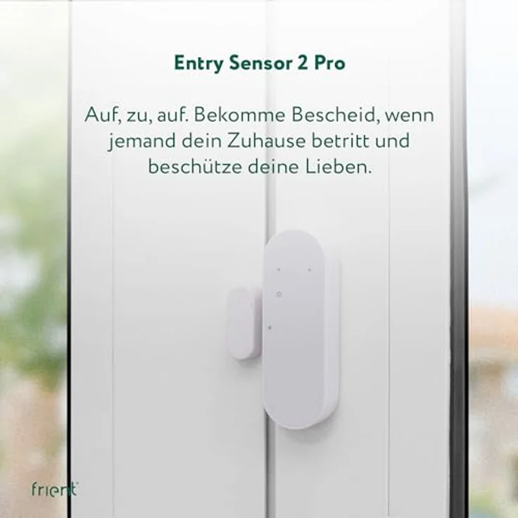 frient Entry Sensor 2 Pro, Tür- und Fensterkontakt mit Temperaturerkennung, Zigbee, kompatibel mit Homey, Home Assistant und SmartThings – Bild 4