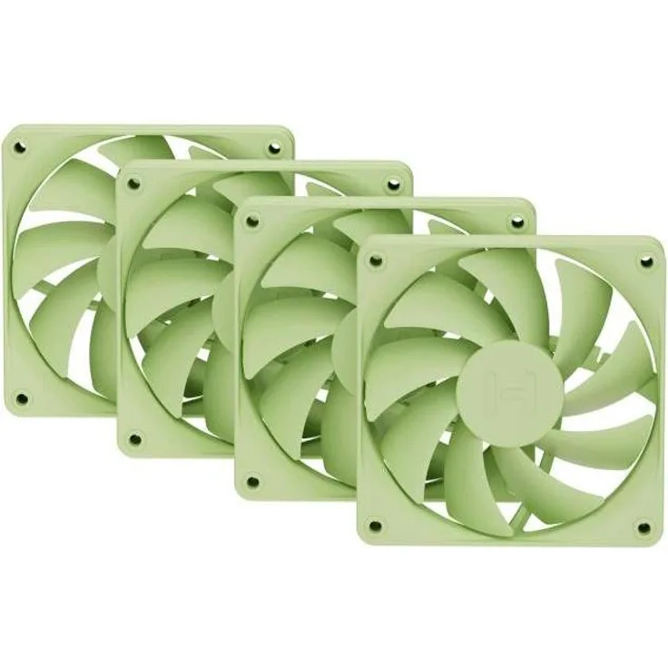 Hyte FA12 Macha, PC Lüfter (120 mm, 4x) mit 72 CFM Luftstrom, grün