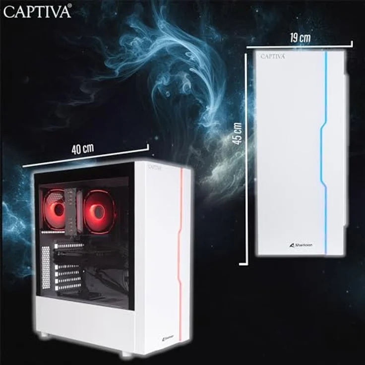 Captiva Business PC Bundle R78-411|R5 5600G|32GB DDR4|Radeon|2 TB|27"|Win11, Desktop-PC mit AMD Ryzen 5 5600G und 27-Zoll TFT AOC Display – Bild 6