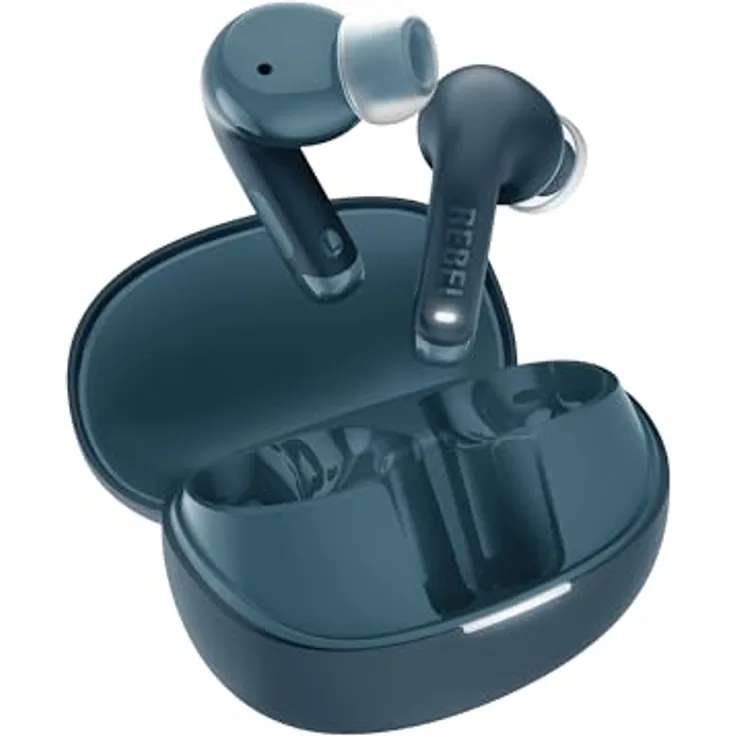 Fresh 'n Rebel Twins Fuse 2, Wireless In-Ear Kopfhörer mit Noise Cancelling, 36h Akku, Bluetooth 6.0, 2 Mikrofone, Quick Charge, spritzwassergeschützt, Steel Blue