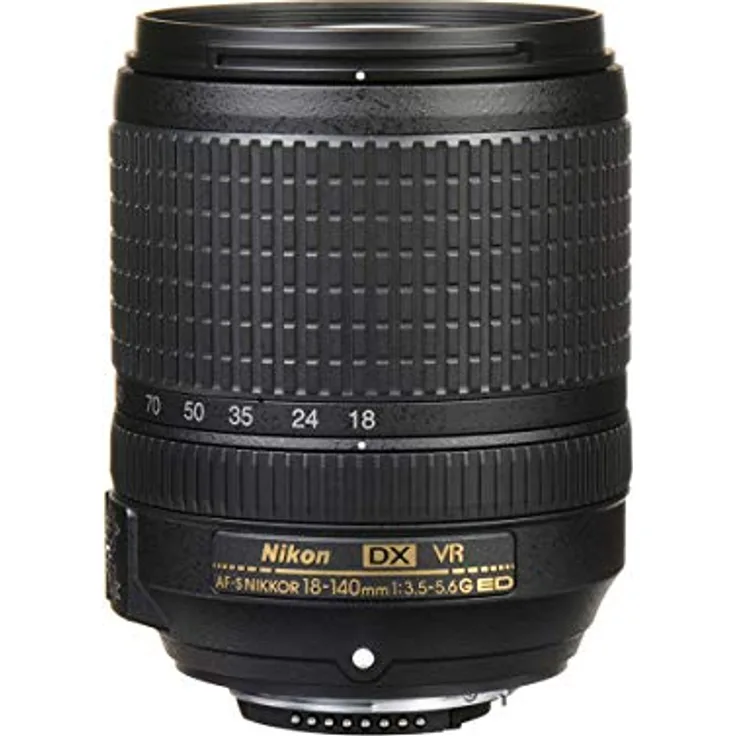 Nikon AF-S DX 18-140 mm 1:3,5-5,6G ED VR Reisezoom-Objektiv (67 mm Filtergewinde, bildstabilisiert) Schwarz