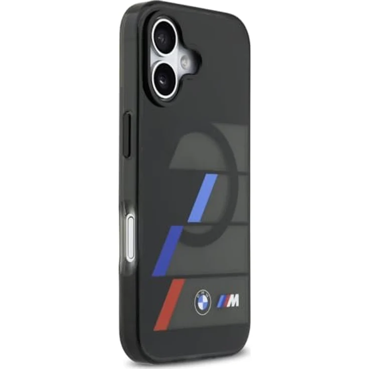 CG MOBILE BMW M IML Metallknöpfe Hülle für iPhone 17, TPU/PC, dreifarbige Linien, schwarz, kompatibel mit MagSafe – Bild 4