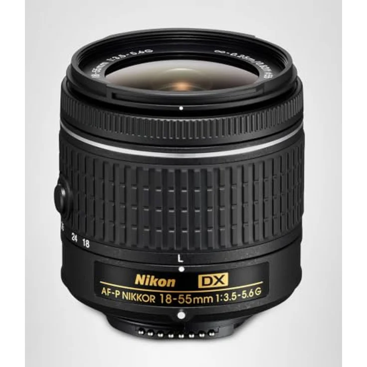 Nikon AF-P DX NIKKOR 18-55mm f/3.5-5.6G, Standard-Zoomobjektiv mit 12/9 Linsenaufbau und 7 Blendenlamellen, Schwarz – Bild 2