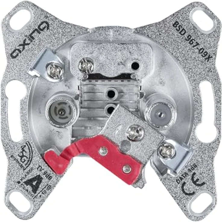 Axing BSD 967-09X Antennendose TV, Unterputz Enddose mit 2 Ausgängen, hochgeschirmt, DOCSIS 3.1/4.0 kompatibel – Bild 2