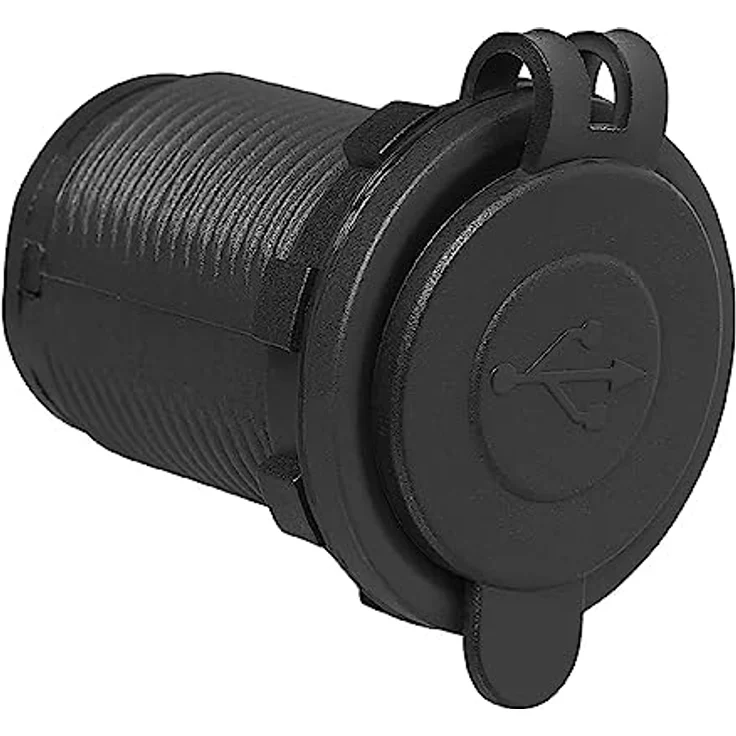 ProPlus USB A Doppelsteckdose 12V 24V, Einbau Ladegerät mit 2×2100 mA, Ø51,2 mm LED Kappe für PKW, LKW, Boot und Wohnmobil – Bild 3