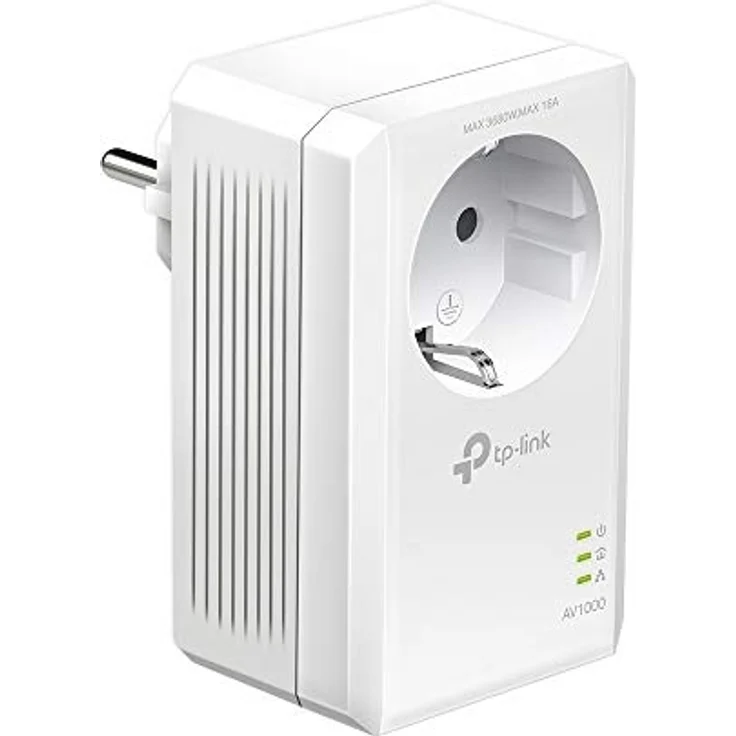 TP-Link TL-PA7017 P AV1000 Gigabit Powerline Adapter mit Steckdose (1x Gigabit Port, Plug und Play, kompatibel zu allen gängigen Powerline Adaptern) multicolour – Bild 2