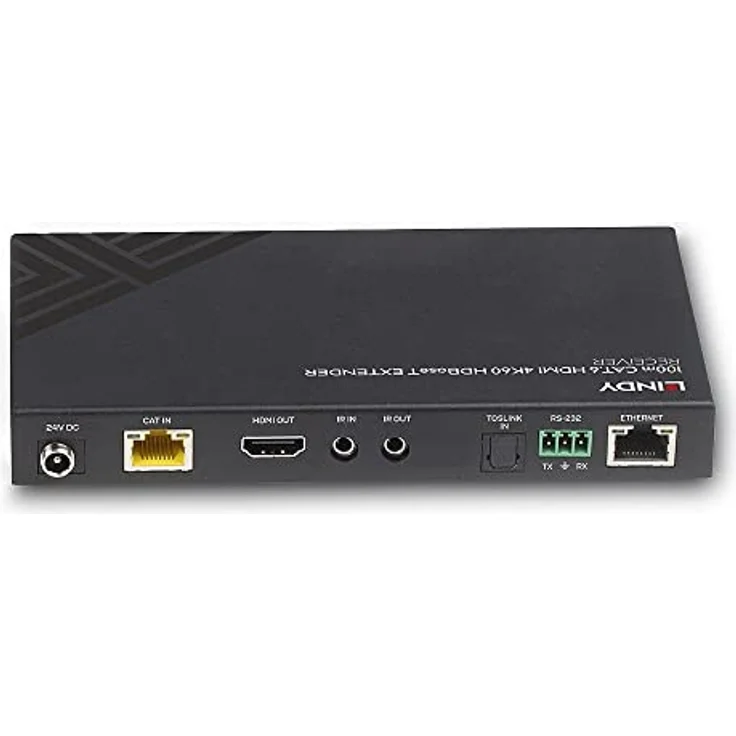 Lindy 38342 HDMI HDBaseT Receiver, KVM Switch mit 4K Auflösung, 100 m Übertragungsstrecke, Schwarz – Bild 2