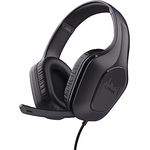 Trust Gaming GXT 418 Rayne Leichtes Gaming Headset für PC Xbox PS4 PS5 Switch Mobile, 50-mm-Treiber, 2-m-Kabel, 3,5-mm-Audioanschluss, Schwarz