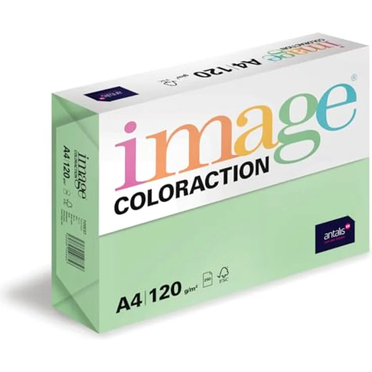 Image Coloraction - farbiges Kopierpapier Forest-grün 120g-m² A4 - Paket zu 250 Blatt – Bild 2