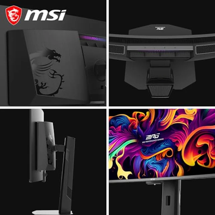 MSI MPG 341CQRDE QD-OLED X36 Gaming Monitor - 360Hz, 0,03ms GtG – Bild 5