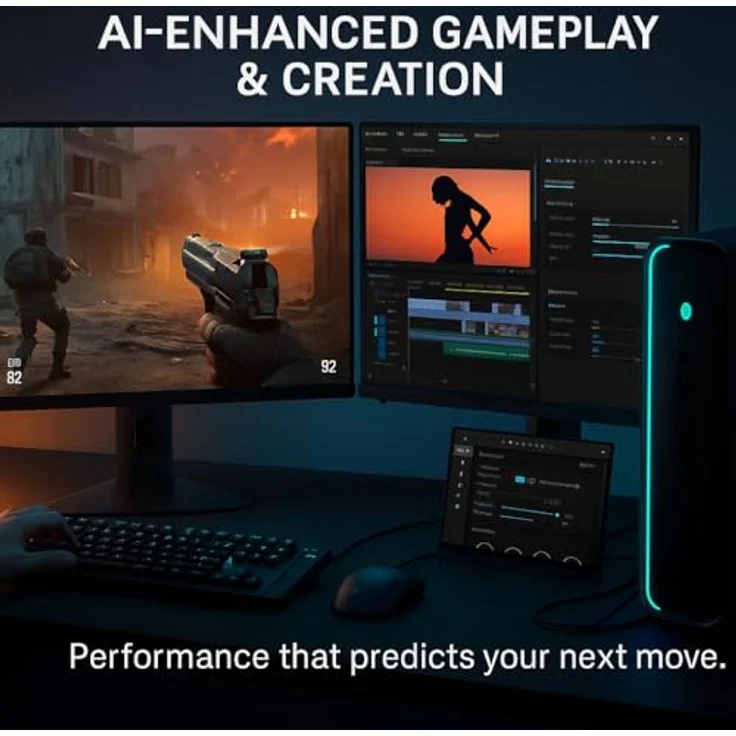 Dell Pro Slim Essential QVS1260, Desktop-PC mit Intel Core i5-14400, 8GB RAM, 512GB SSD, Intel UHD, WLAN, inklusive Tastatur und Maus, Windows 11 Pro, 180W, 1 Jahr Basic Onsite – Bild 4