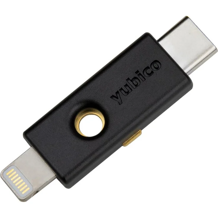 Yubico YubiKey 5Ci FIPS, USB-C Sicherheits-USB Stick, schwarz, IP68 wasserdicht, Unterstützung für mehrere Authentifizierungsprotokolle
