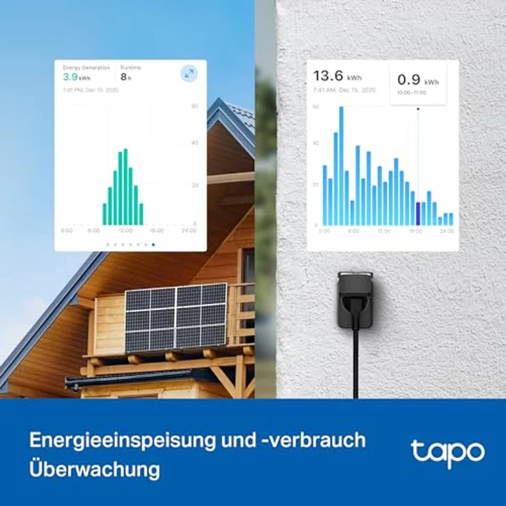 Tapo P410M WLAN Outdoor Steckdose, Smart Home Plug mit Stromzähler, IP54, 3680W/16A, kompatibel mit Alexa, Google Assistant, Siri, SmartThings & Matter – Bild 5