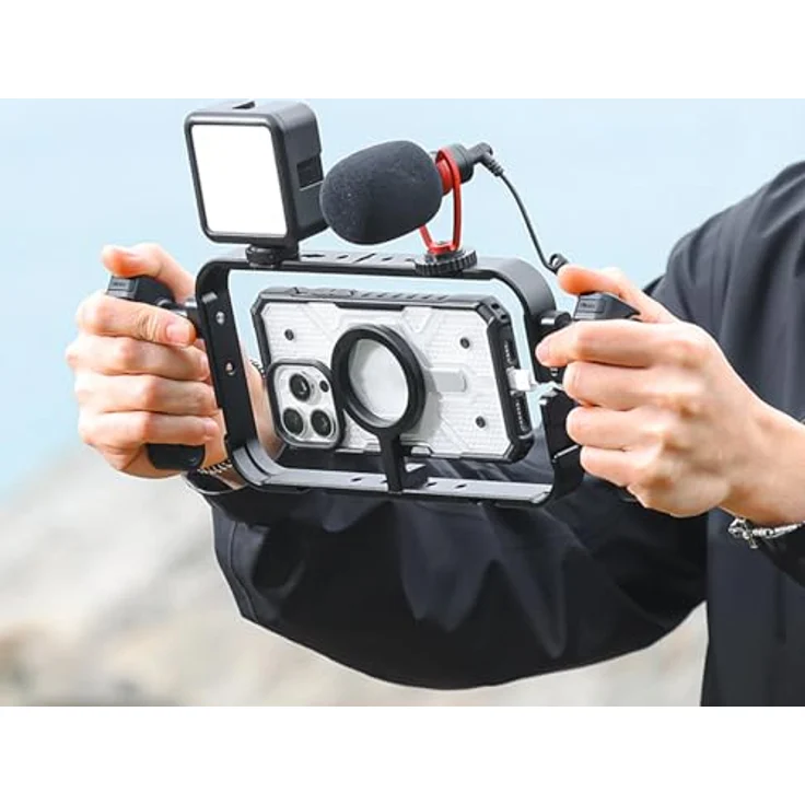 ULANZI Magnetischer Telefonkäfig C001, mit MagSafe-Kompatibilität, abnehmbares Design und dualen Griffen – Bild 3