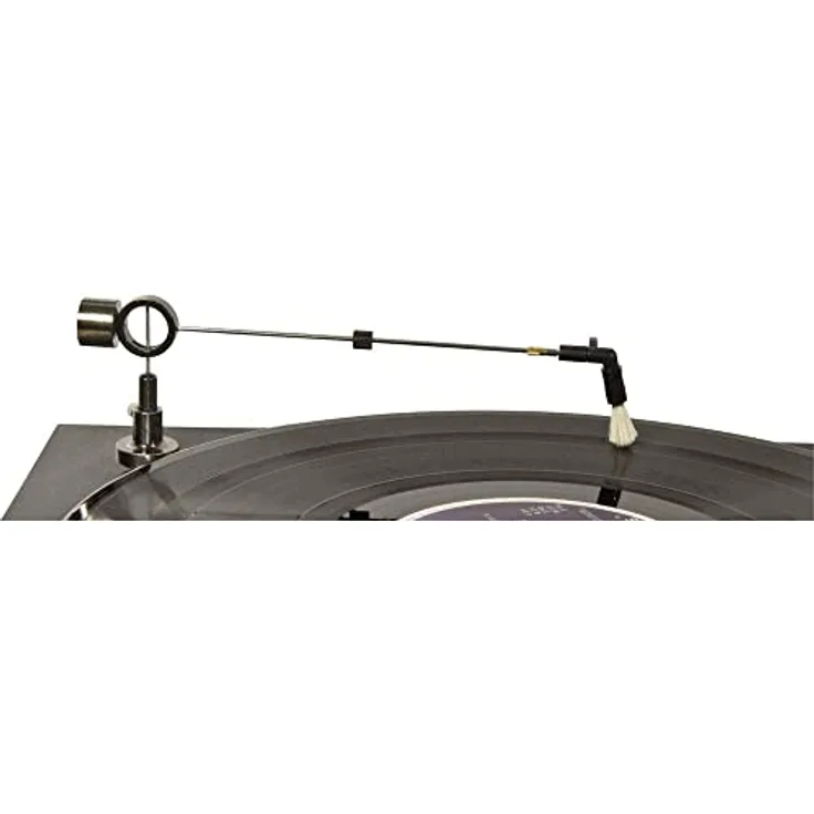 Trocken-Reinigungsarm für Schallplatten mit Ziegenhaar-/Carbonbürste