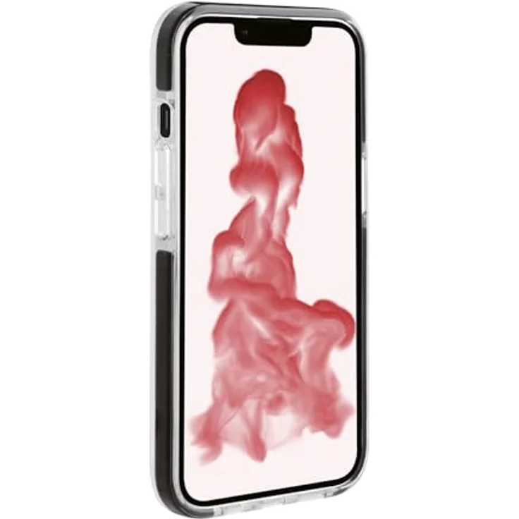 Vivanco Rock Solid Cover für Apple iPhone 14 Plus, Anti Shock Schutzhülle, Schwarz Transparent – Bild 2