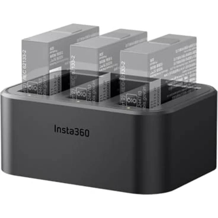 Insta360 X4 Fast Charge Hub, intelligentes Ladegerät für bis zu 3 Batterien, PD Schnellladung – Bild 1