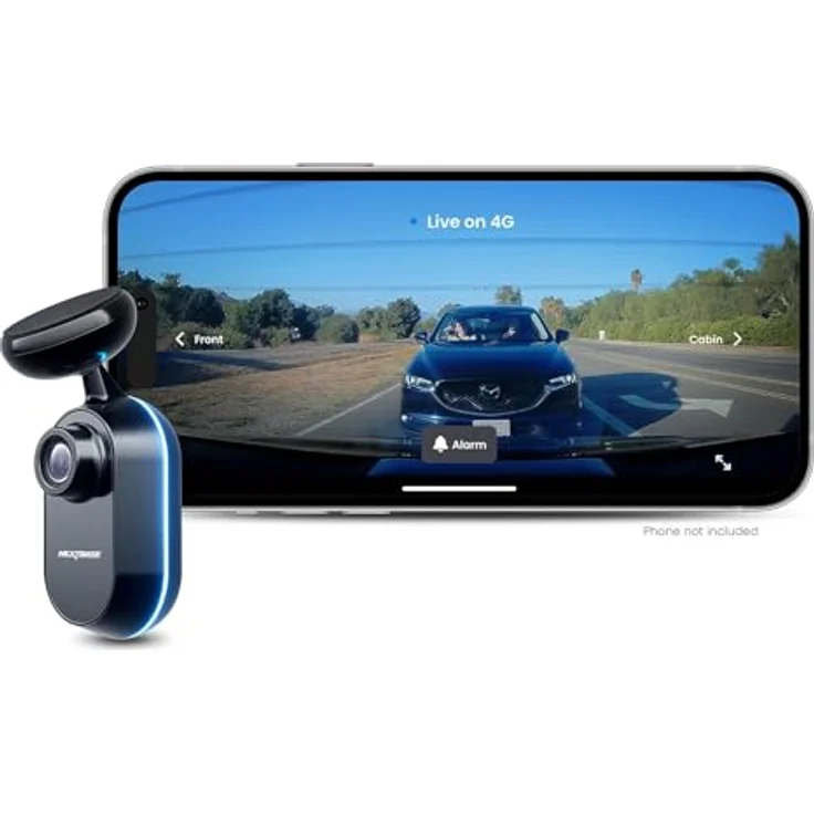 Nextbase® iQ Dashcam für Heckscheibe, 1440p Heckscheibenkamera, kompatibel mit Nextbase iQ Dashcams, mit Smart Sense Parken, Guardian-Modus und Roadwatch AI,m – Bild 1