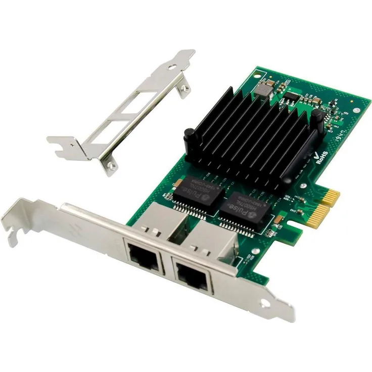 MicroConnect I350-Familie, 2-Port RJ45 Mini PCI Express Netzwerkkarte mit Energy Efficient Ethernet und DMA Coalescing