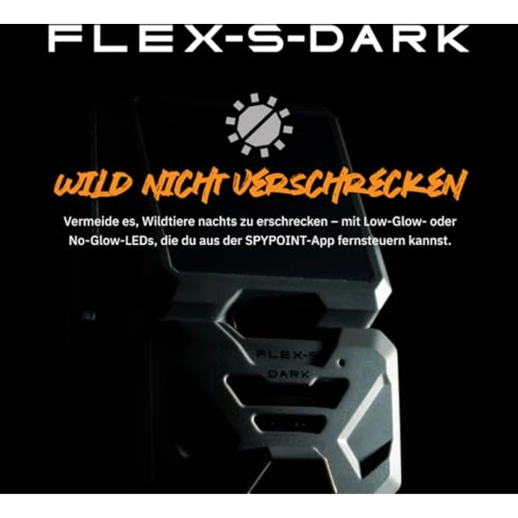 Spypoint FLEX-S-DARK, Mobilfunk-Wildkamera mit 40 MP Auflösung, Solarpanel und 30 m Reichweite – Bild 7